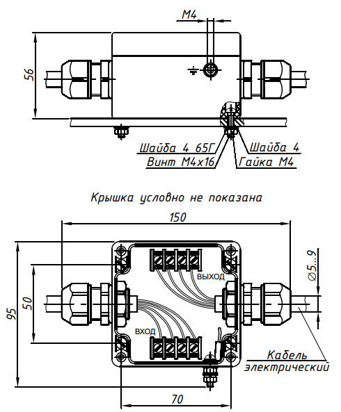 рис. 1 -Монтажный чертеж